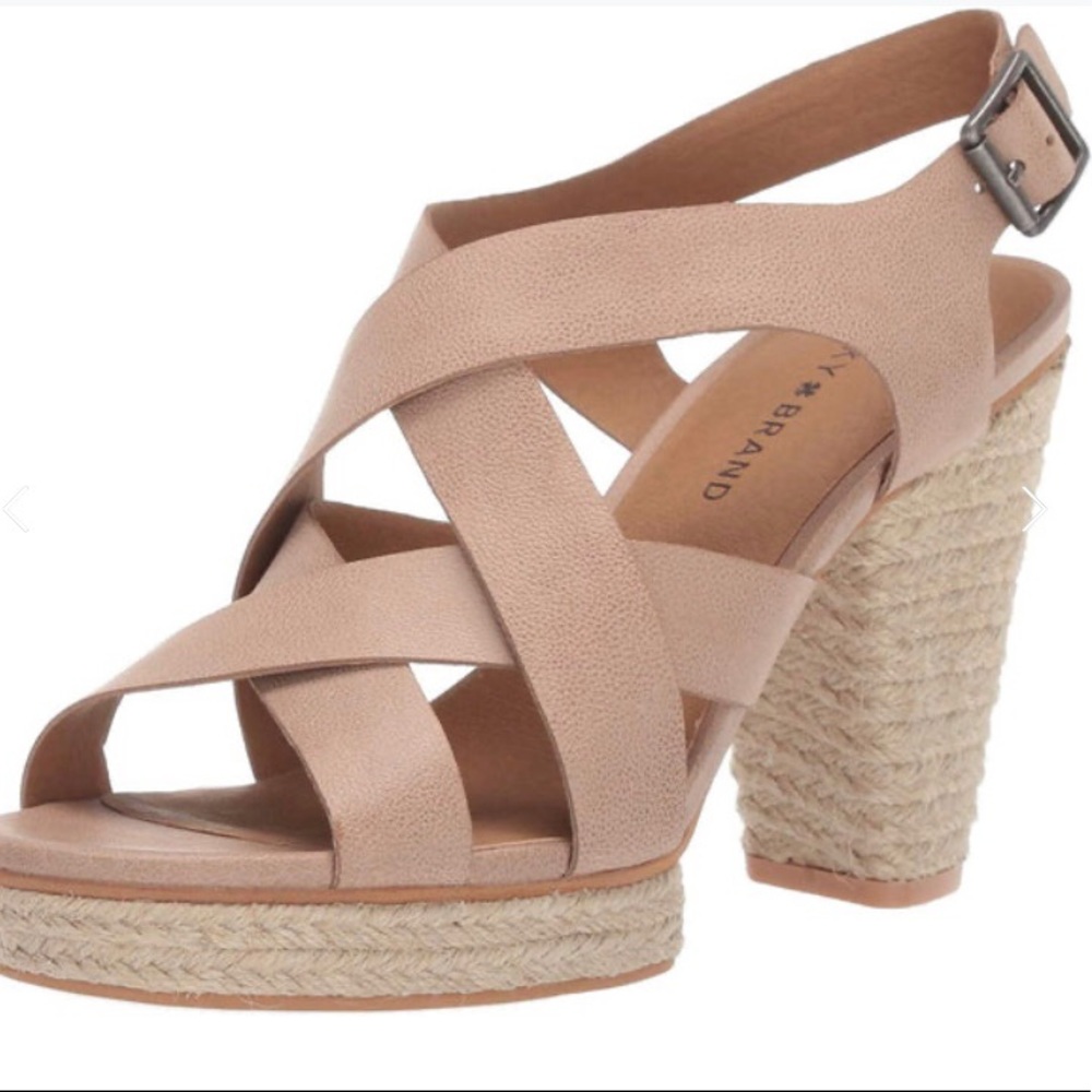 Lucky Brand CABINO ESPADRILLE PLATFORM SANDAL-7.5
